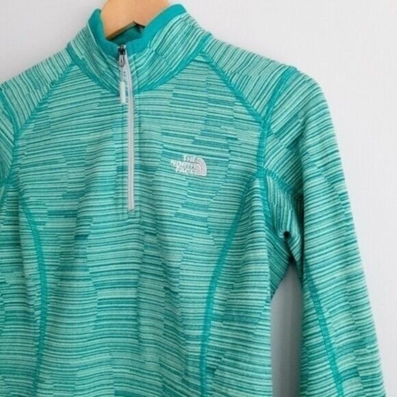 THE NORTH FACE Fleece Quarter Zip Pullover Top Sz S - Picture 2 of 14
